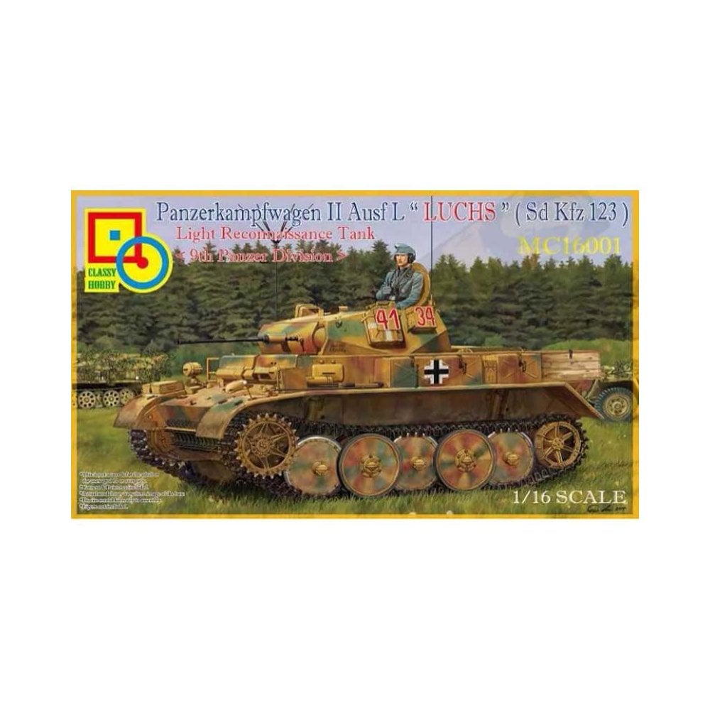 PzKpfw. II Ausf. L Luchs Classy Hobby MC16001 PzKpfw. II Ausf. L Luchs Classy Hobby MC16001