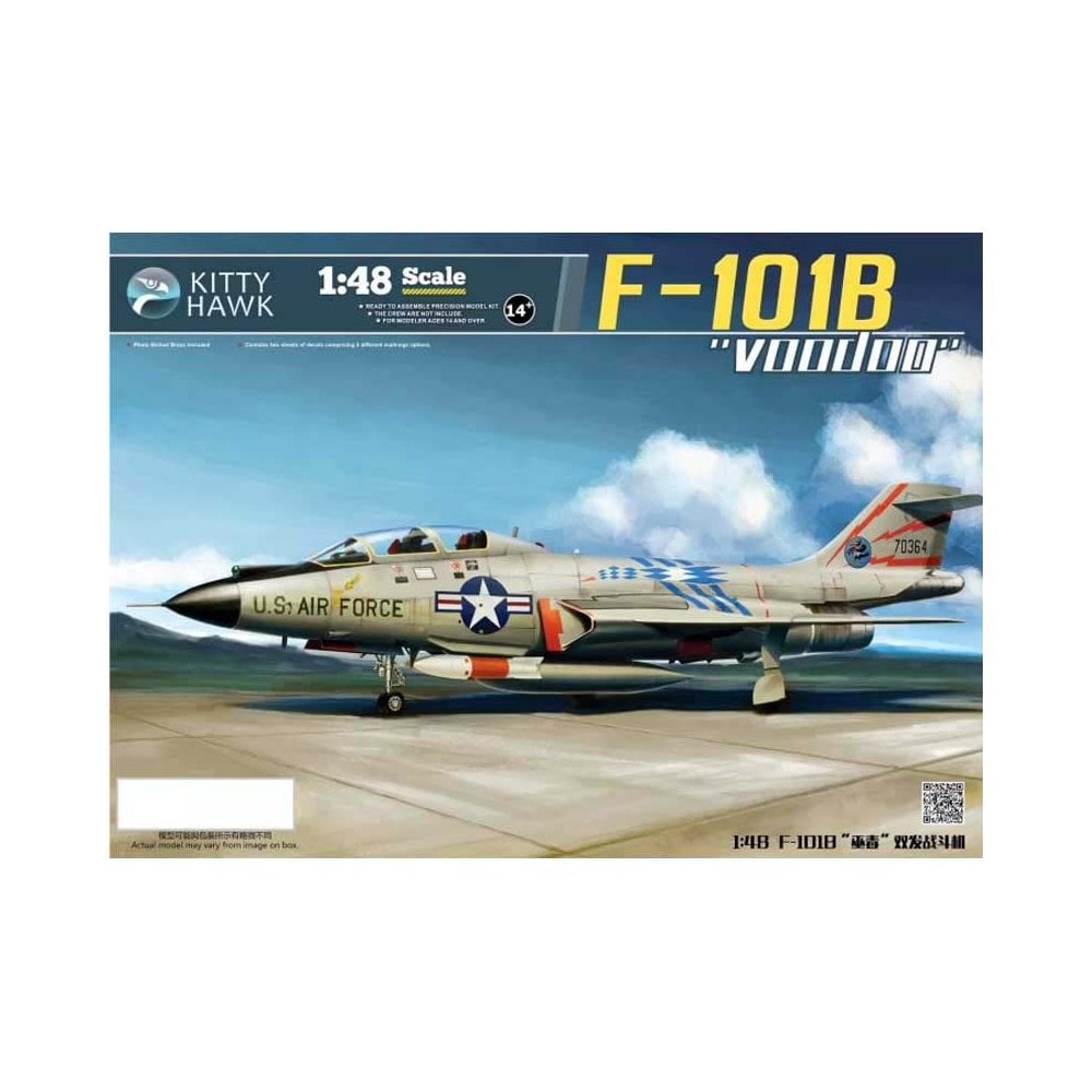 1/48 F-101B Voodoo Kitty Hawk 80114 1/48 F-101B Voodoo Kitty Hawk 80114