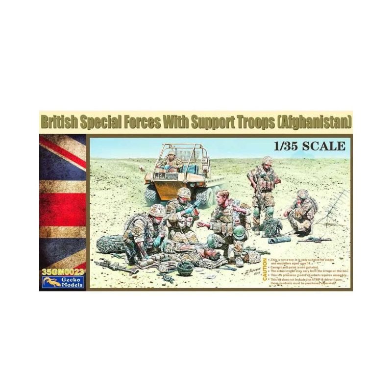 Gecko Models British Special Forces with Support Troops (1/35) 35GM0023