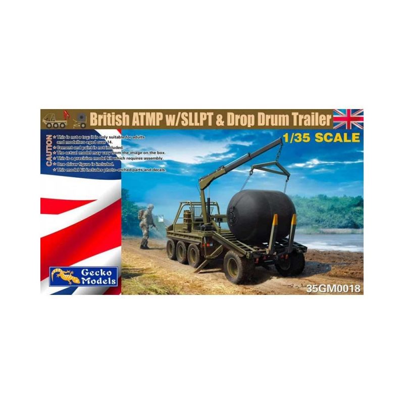 Gecko Models British ATMP w/SLLPT & Drop Drum Trailer (1/35) 35GM0018