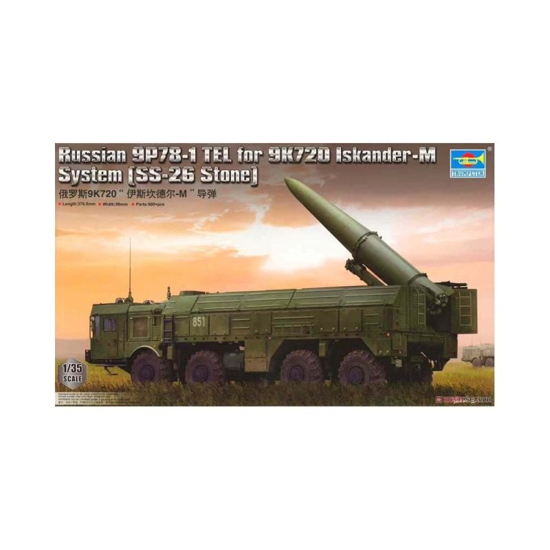 1/35 Russian 9P78-1 TEL for 9K720 Iskander-M System (SS-26 Stone) Trumpeter 01051