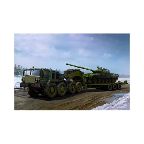1/35 MAZ-537G Late w/ ChMZAP-9990 Semi-trailer Trumpeter 01065 1/35 MAZ-537G Late w/ ChMZAP-9990 Semi-trailer Trumpeter 01065