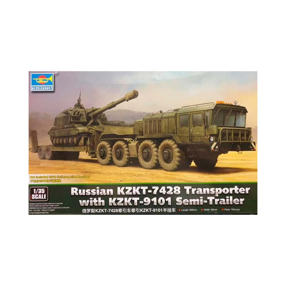 1/35 Russian KZKT-7428 Russian Tank Transporter Trumpeter 01039 1/35 Russian KZKT-7428 Russian Tank Transporter Trumpeter 01039