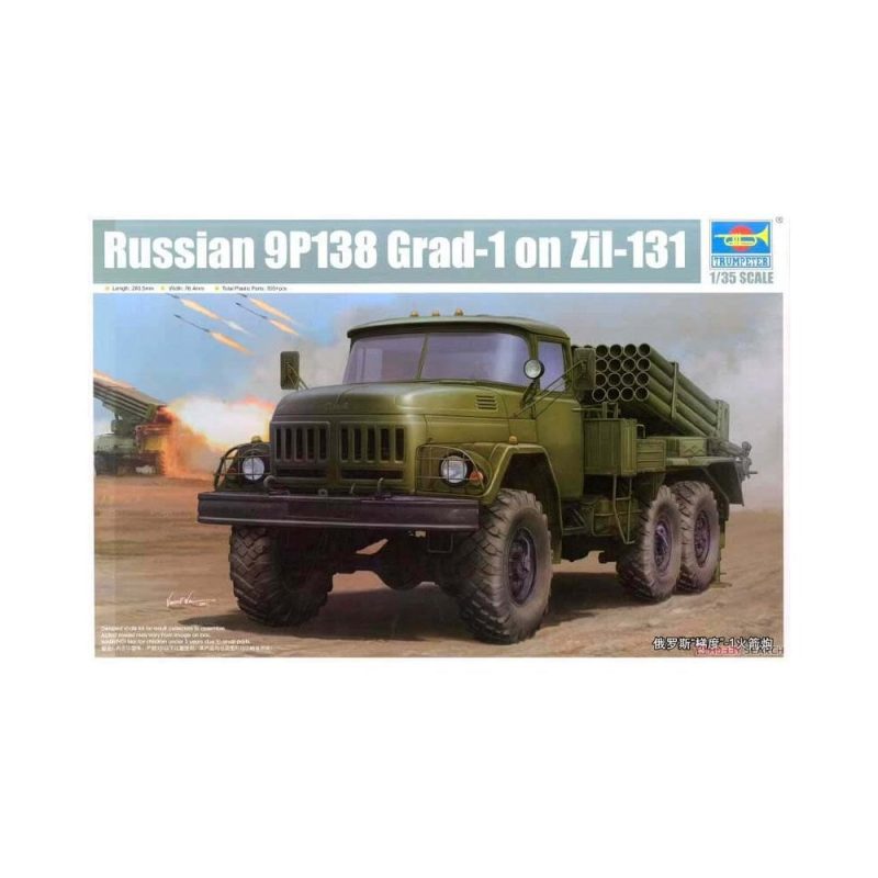 1/35 Russian 9P138 GRAD-1 on ZiL-131 Trumpeter 01032
