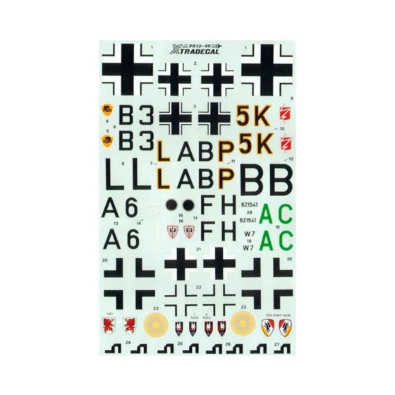 1/48 Junkers Ju-88A-4/D-1/G-6C (4) Xtradecal X48013 1/48 Junkers Ju-88A-4/D-1/G-6C (4) Xtradecal X48013