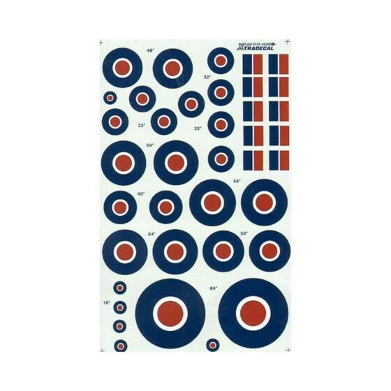 1/48 RAF National Insignia/Roundels C Type Xtradecal X48029 1/48 RAF National Insignia/Roundels C Type Xtradecal X48029