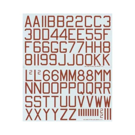 1/48 RAF WWII 48 Letters & Numbers Xtradecal X48048 1/48 RAF WWII 48 Letters & Numbers Xtradecal X48048