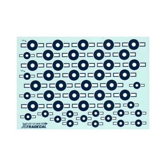 1/72 WWII British Pacific Fleet National Insignia/Roundels Xtradecal X72064 1/72 WWII British Pacific Fleet National Insignia/Roundels Xtradecal X72064