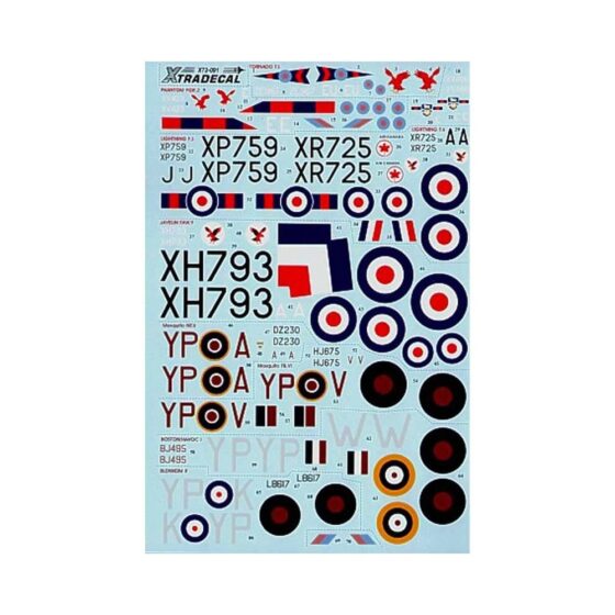 1/72 History of RAF 23 Squadron 1940 to 1990 Xtradecal X72091 1/72 History of RAF 23 Squadron 1940 to 1990 Xtradecal X72091