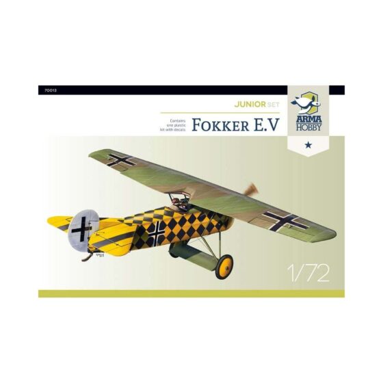 Arma Hobby Fokker E.V Junior Set (1/72) 70013 Arma Hobby Fokker E.V Junior Set (1/72) 70013