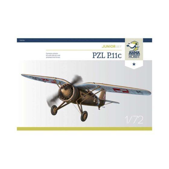Arma Hobby PZL P.11c Junior Set (1/72) 70016 Arma Hobby PZL P.11c Junior Set (1/72) 70016
