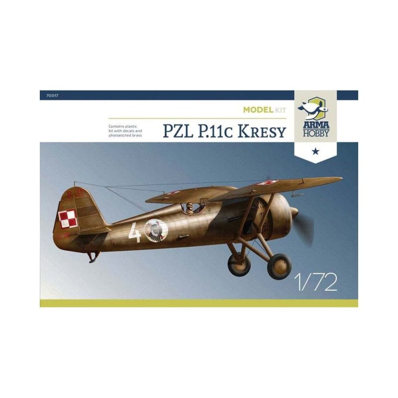Arma Hobby PZL P.11c Kresy Set (1/72) 70017 Arma Hobby PZL P.11c Kresy Set (1/72) 70017