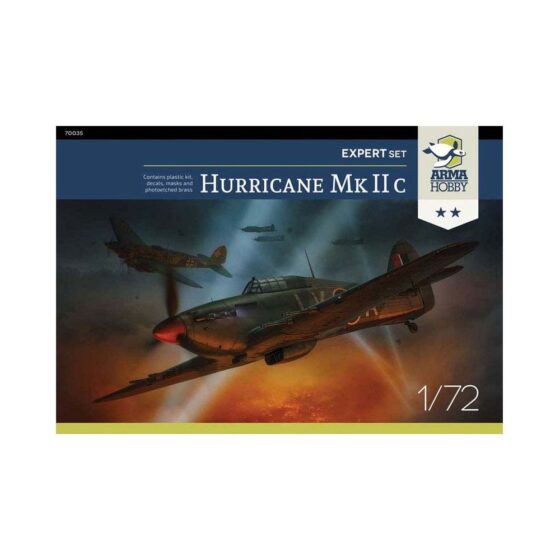 Arma Hobby Hurricane Mk IIC Expert Set (1/72) 70035 Arma Hobby Hurricane Mk IIC Expert Set (1/72) 70035