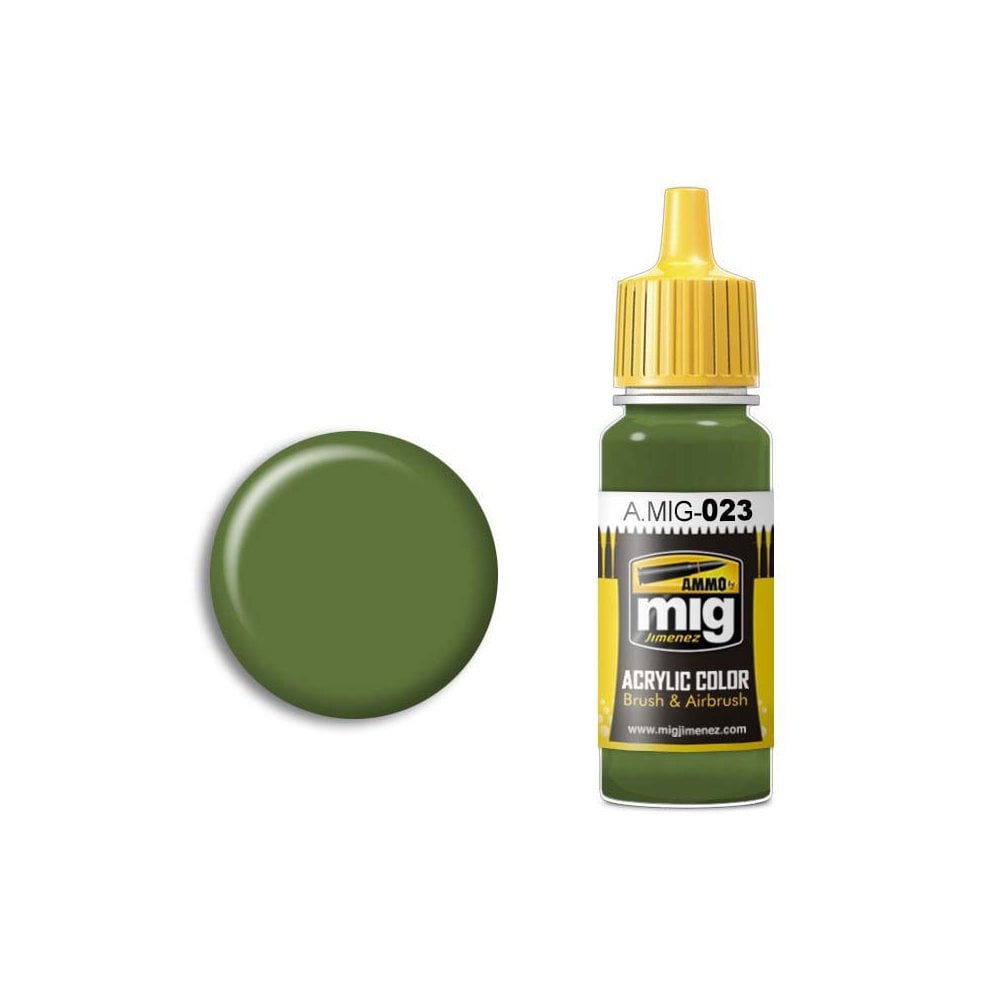 17ml Protective Green Ammo A.MIG-0023 17ml Protective Green Ammo A.MIG-0023
