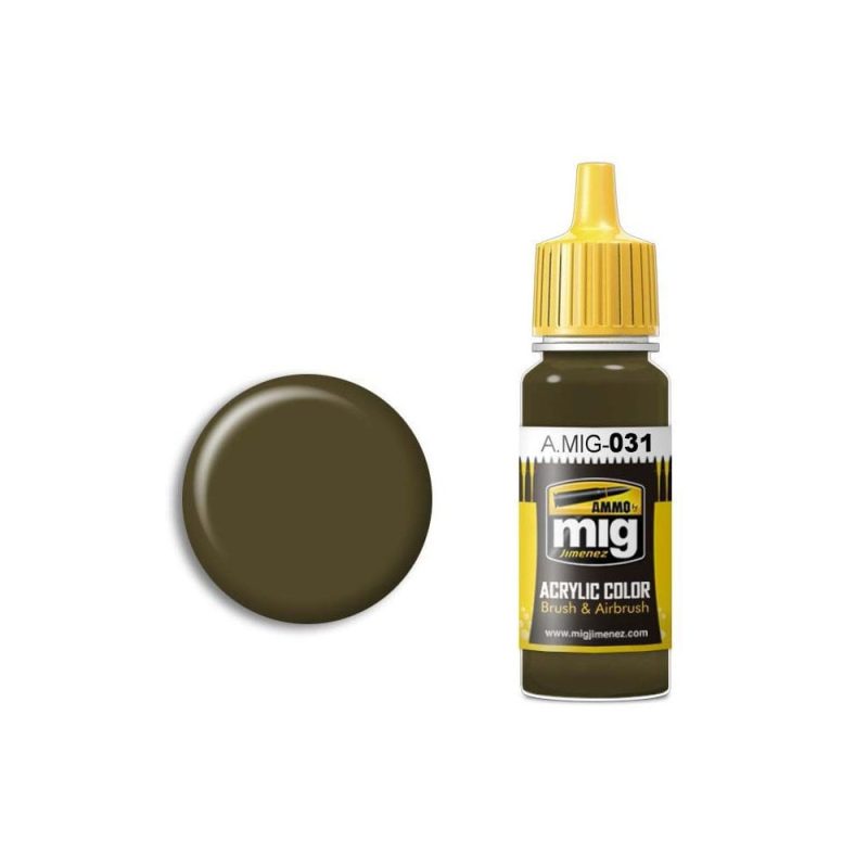 17ml Spanish Greenkhaki Ammo A.MIG-0031