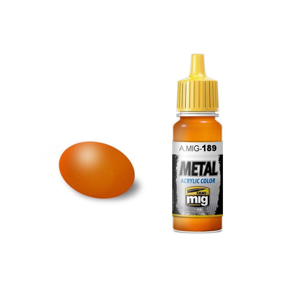 17ml Metallic Orange Ammo A.MIG-0189 17ml Metallic Orange Ammo A.MIG-0189