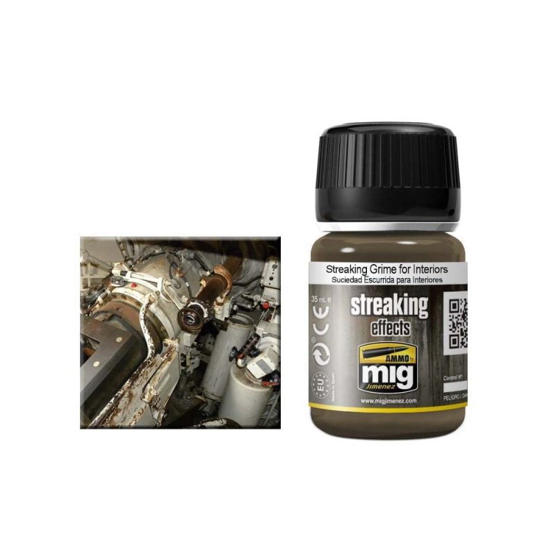 35ml Streaking Grime For Interiors Ammo A.MIG-1200