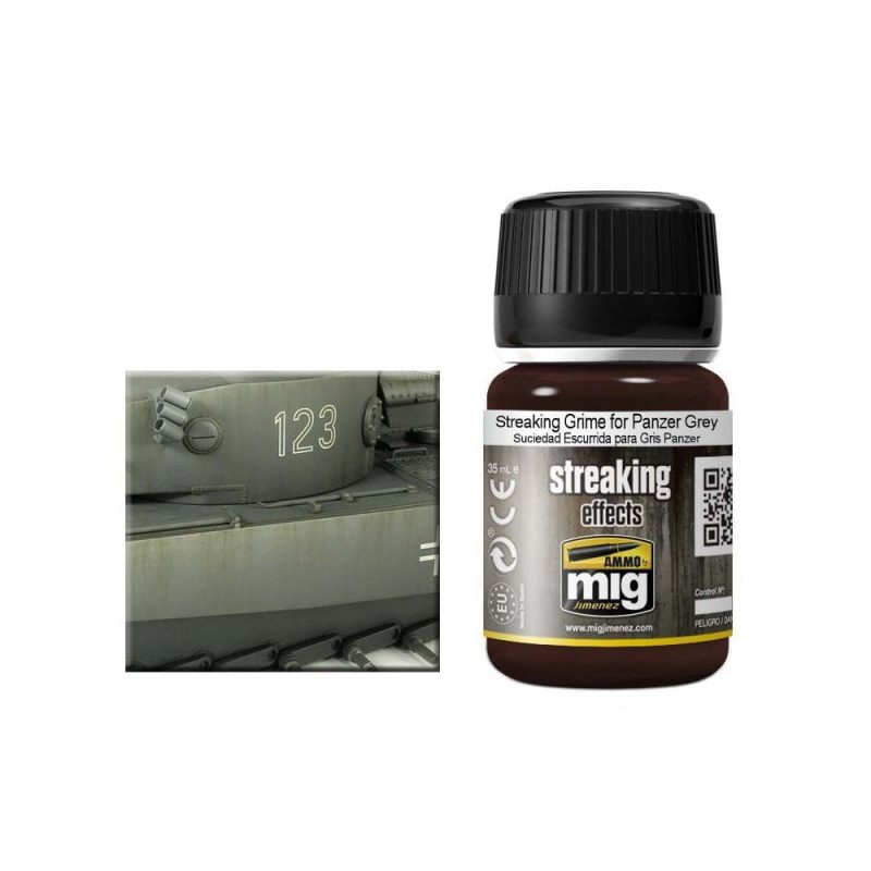 35ml Streaking Grime For Panzer Grey Ammo A.MIG-1202