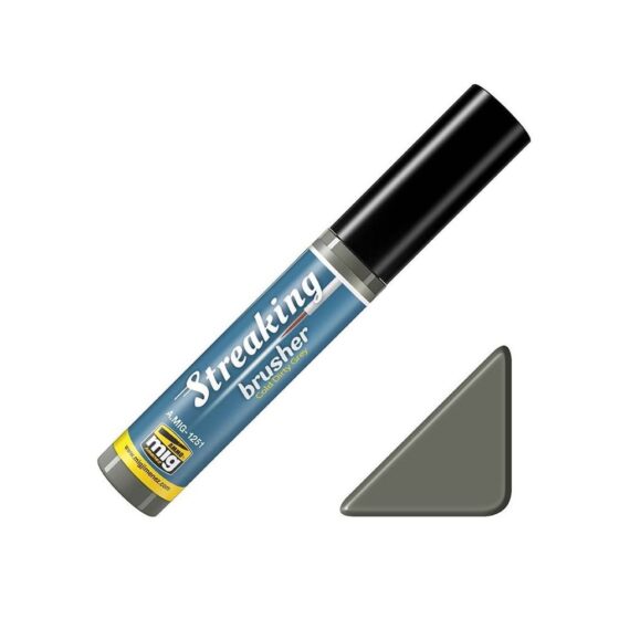 Cold Dirty Grey Streaking Brusher Ammo A.MIG-1251 Cold Dirty Grey Streaking Brusher Ammo A.MIG-1251