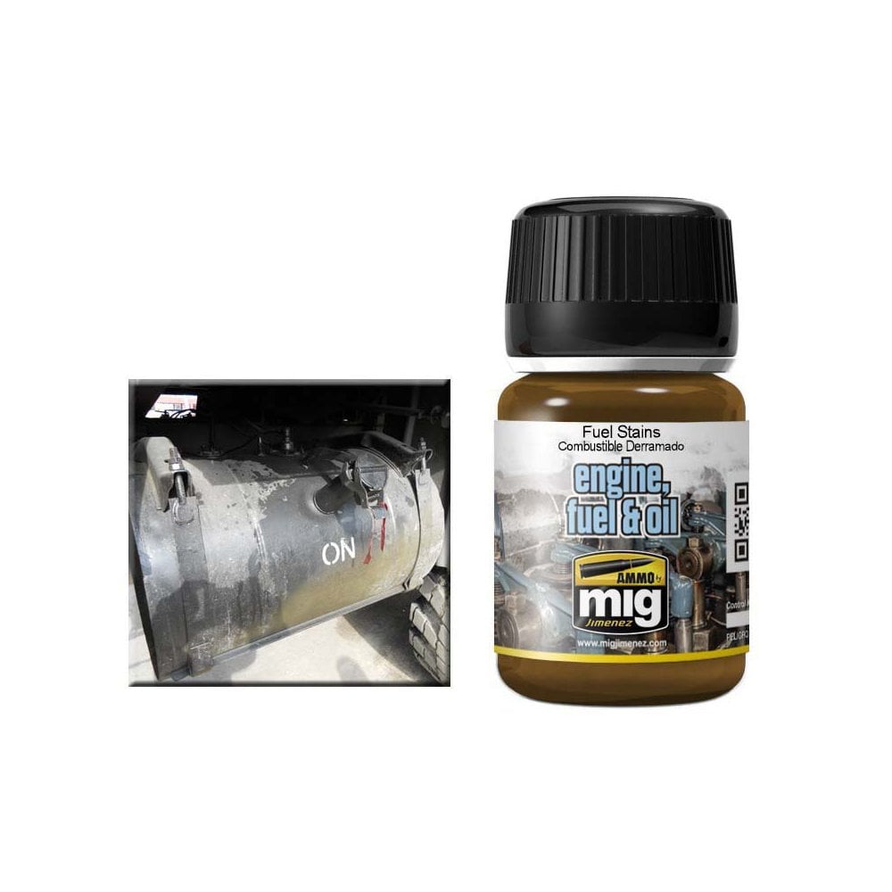 35ml Fuel Stains Ammo A.MIG-1409 35ml Fuel Stains Ammo A.MIG-1409