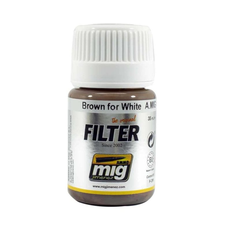 30ml Brown For White Filter Ammo A.MIG-1500