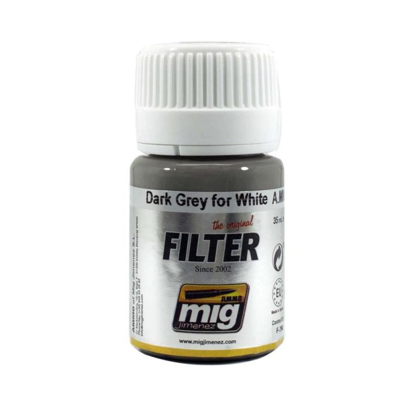 30ml Dark Grey For White Filter Ammo A.MIG-1502