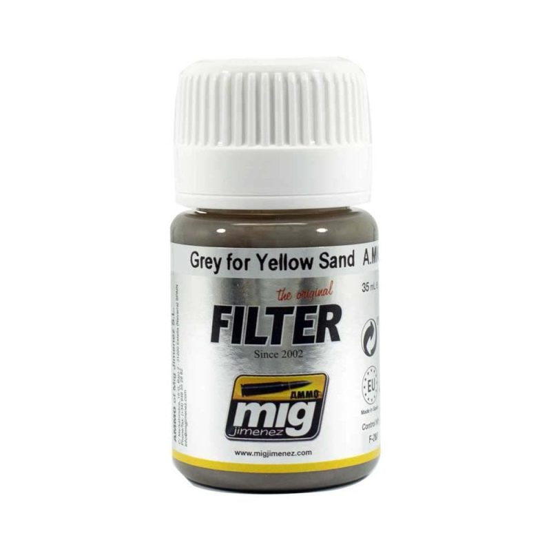 30ml Grey For Yellow Sand Filter Ammo A.MIG-1505