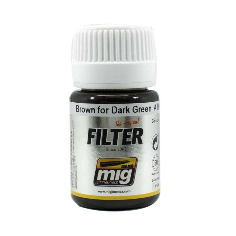 30ml Brown For Dark Green Filter Ammo A.MIG-1506