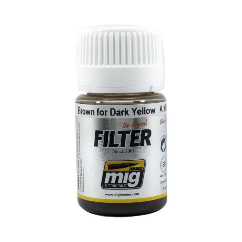 30ml Brown For Dark Yellow Filter Ammo A.MIG-1511