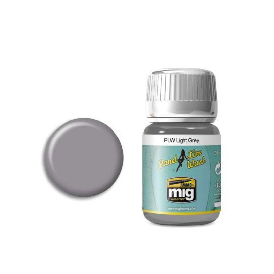35ml Light Grey Panel Line Wash Ammo A.MIG-1600 35ml Light Grey Panel Line Wash Ammo A.MIG-1600