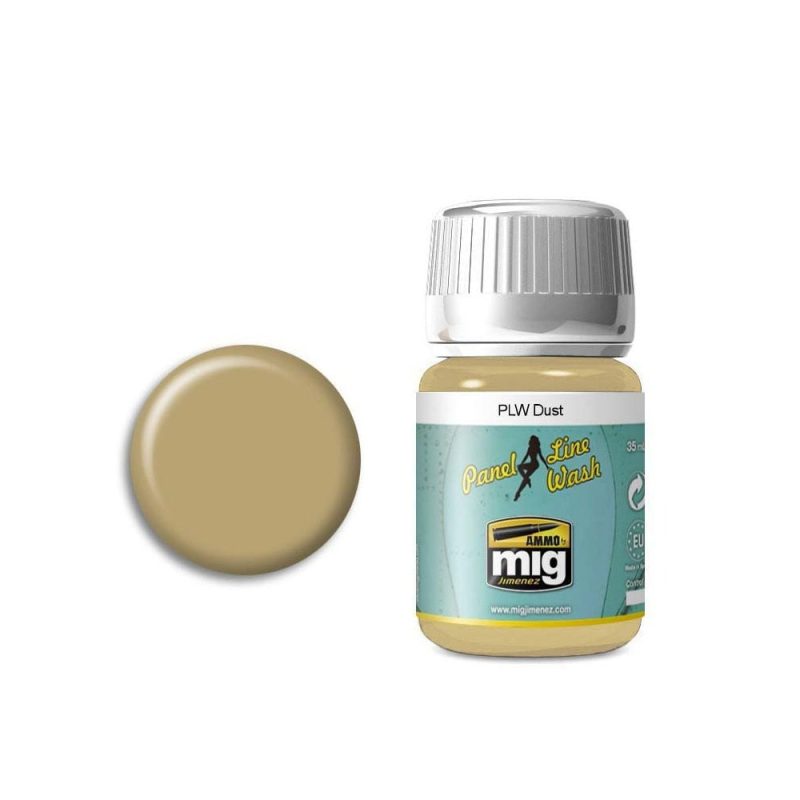 35ml Dust Panel Line Wash Ammo A.MIG-1620