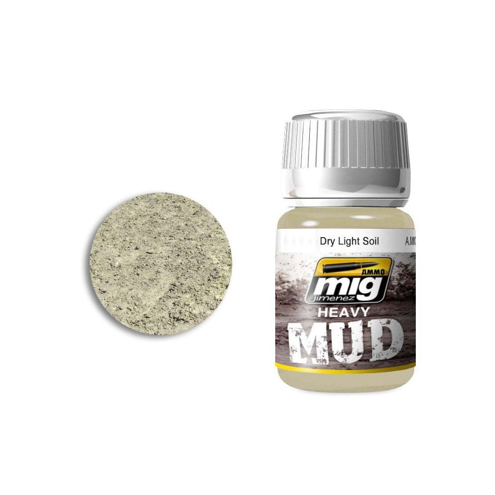 35ml Dry Light Soil Heavy Mud Texture Ammo A.MIG-1700 35ml Dry Light Soil Heavy Mud Texture Ammo A.MIG-1700