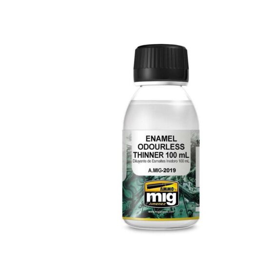 100ml Enamel Odourless Thinner Ammo A.MIG-2019 100ml Enamel Odourless Thinner Ammo A.MIG-2019