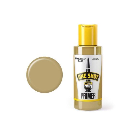 60ml Sand Flesh One Shot Primer Ammo A.MIG-2027 60ml Sand Flesh One Shot Primer Ammo A.MIG-2027