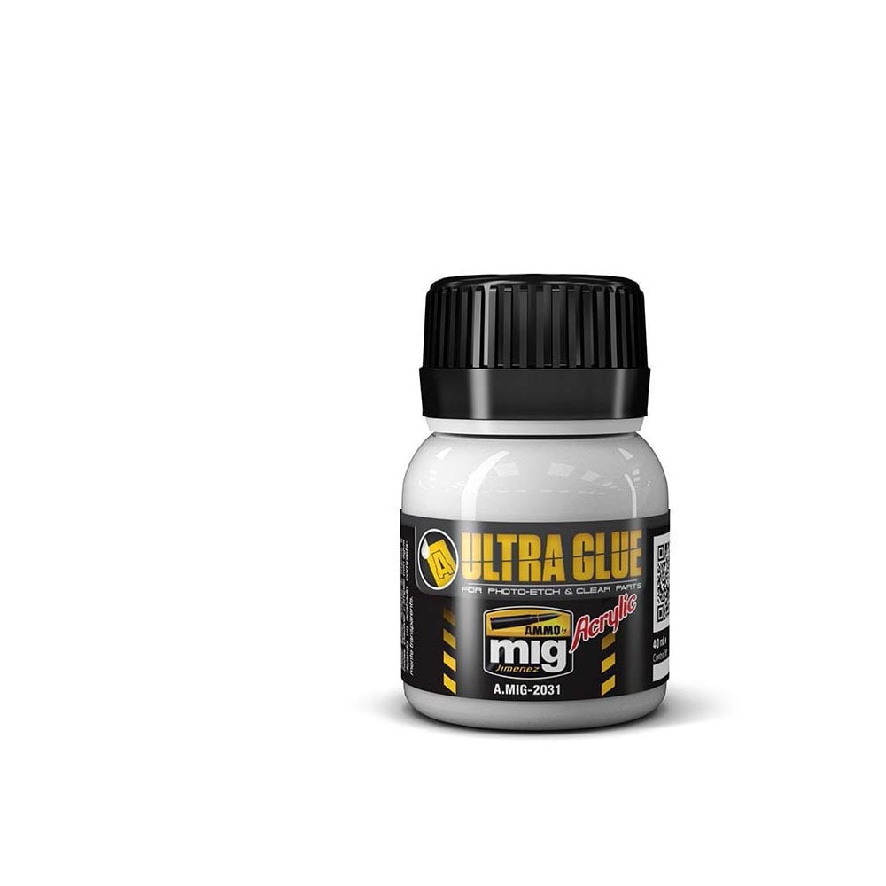 Ultra Glue - For Etch, Clear Parts & More Ammo A.MIG-2031 Ultra Glue - For Etch, Clear Parts & More Ammo A.MIG-2031