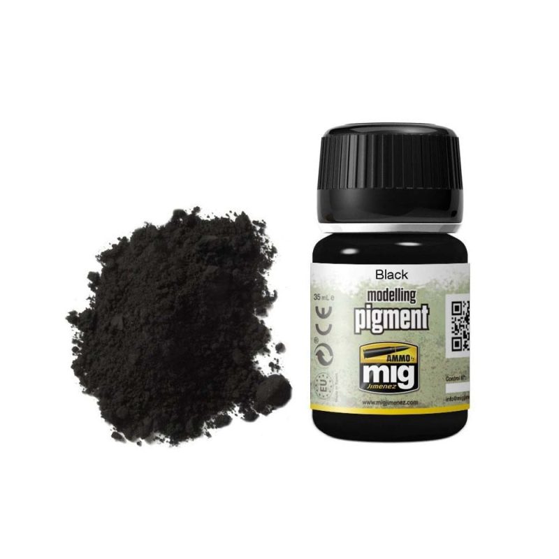 35ml Black Pigment Ammo A.MIG-3001