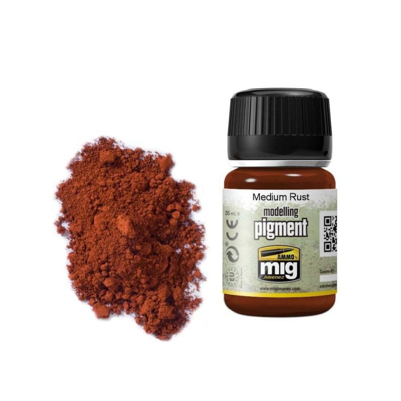 35ml Medium Rust Pigment Ammo A.MIG-3005