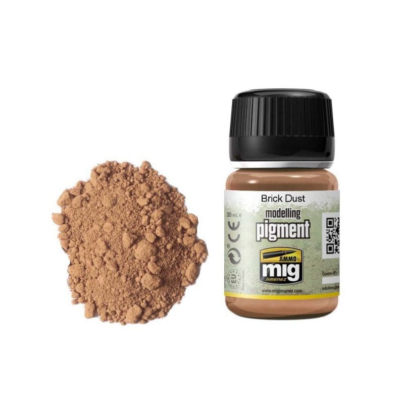 35ml Brick Dust Pigment Ammo A.MIG-3015