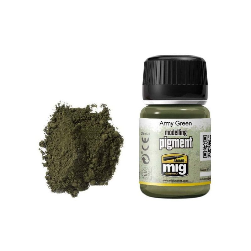 35ml Army Green Pigment Ammo A.MIG-3019