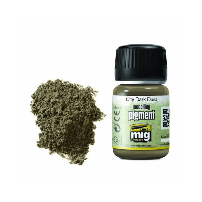 35ml City Dark Dust Pigment Ammo A.MIG-3028