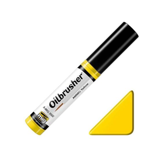 Yellow Oilbrusher Ammo A.MIG-3502 Yellow Oilbrusher Ammo A.MIG-3502