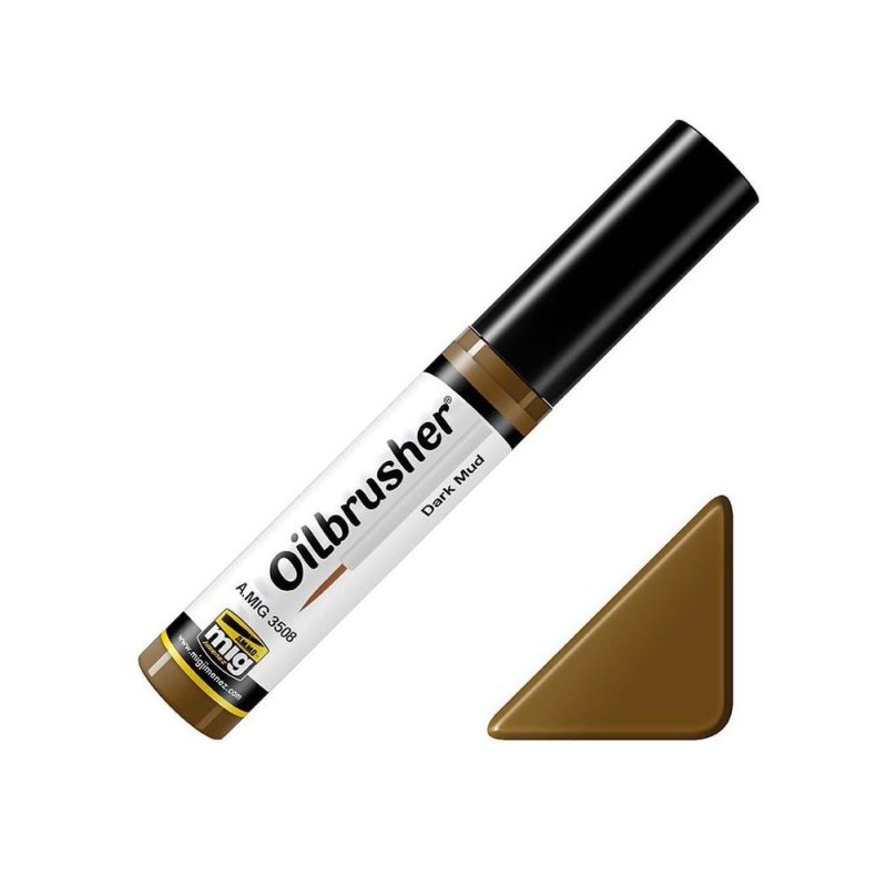 Dark Mud Oilbrusher Ammo A.MIG-3508