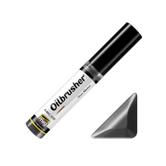 Gun Metal Oilbrusher Ammo A.MIG-3535