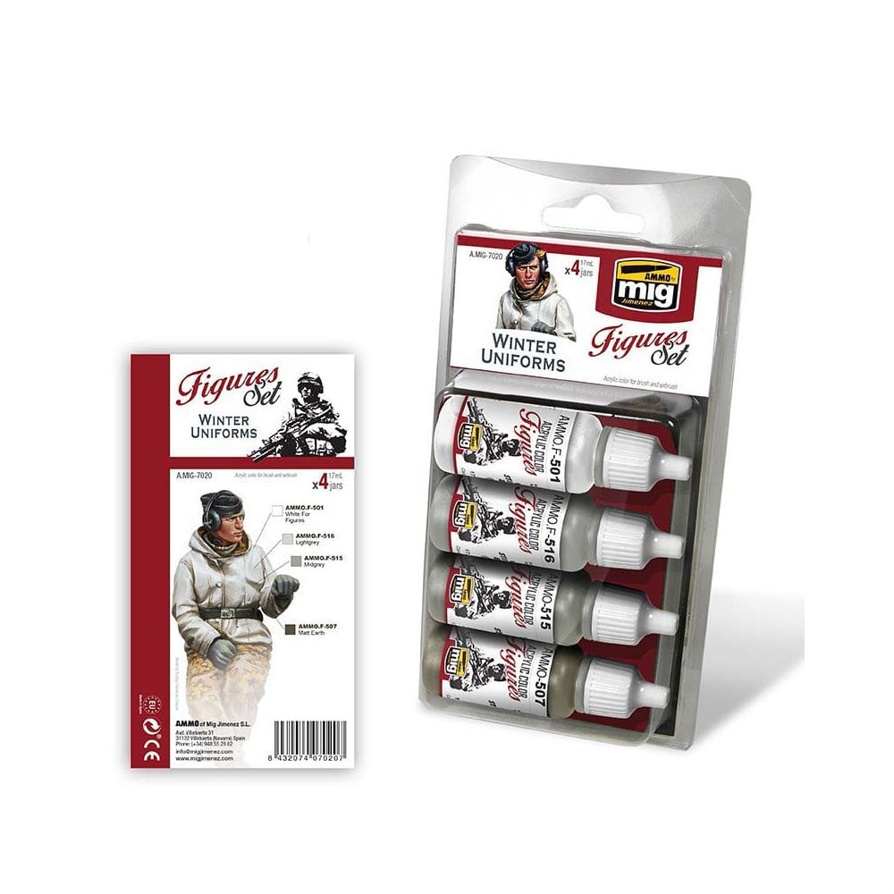 Winter Uniforms Figures Set Ammo A.MIG-7020 Winter Uniforms Figures Set Ammo A.MIG-7020