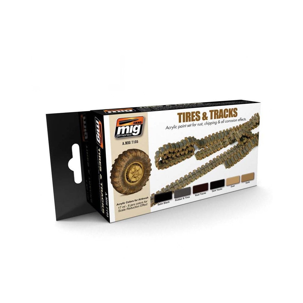 Tires and Tracks Set Ammo A.MIG-7105 Tires and Tracks Set Ammo A.MIG-7105