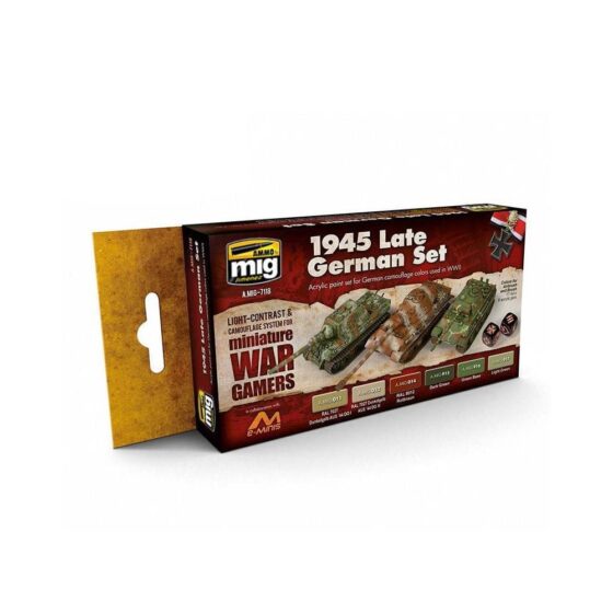 Wargame 1945 Late German Set Ammo A.MIG-7118 Wargame 1945 Late German Set Ammo A.MIG-7118