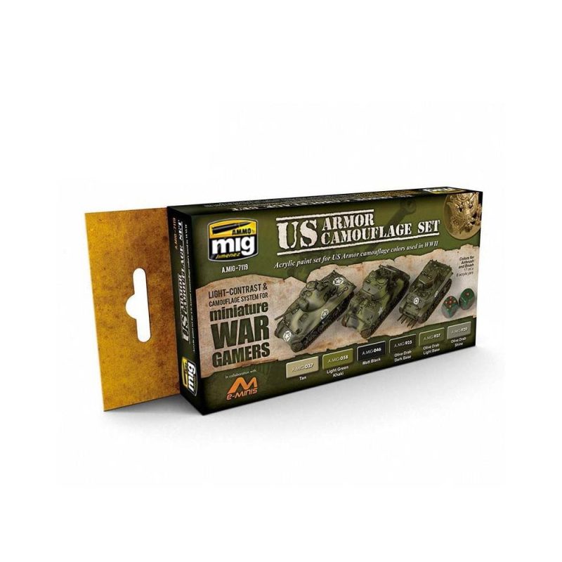 Wargame U.S. Armour Set Ammo A.MIG-7119