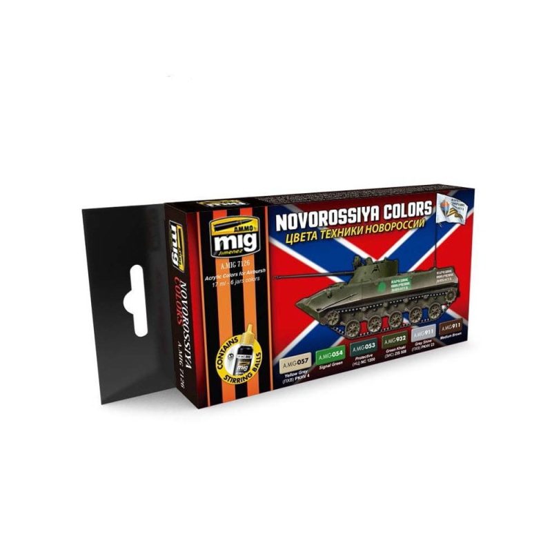 Novorrosiya Colors Set Ammo A.MIG-7126