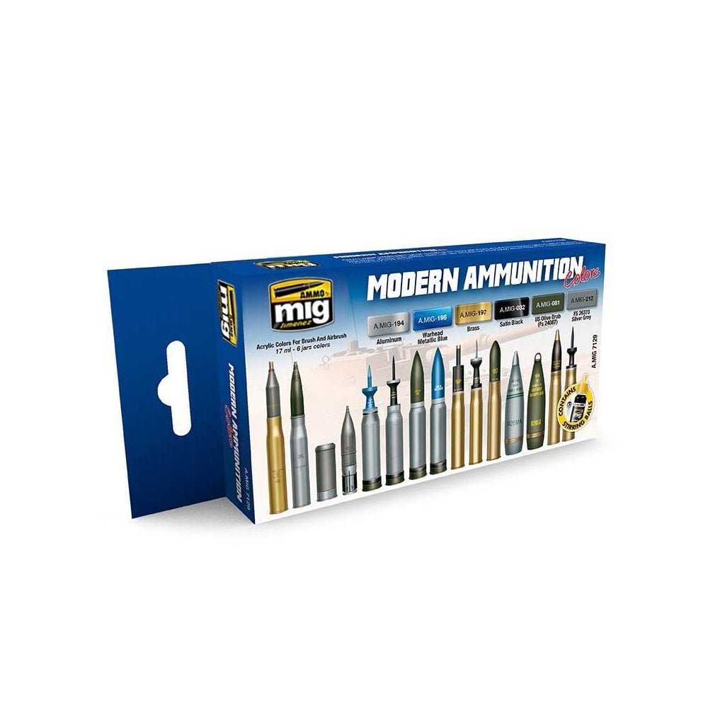 Modern Ammunition Set Ammo A.MIG-7129 Modern Ammunition Set Ammo A.MIG-7129
