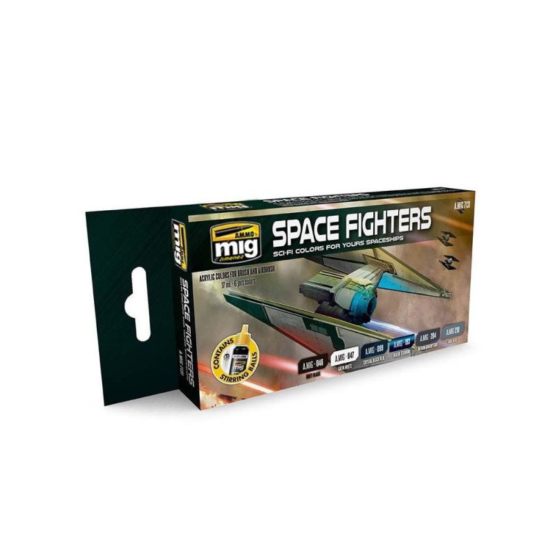 Space Fighters Sci-Fi Colors Set Ammo A.MIG-7131